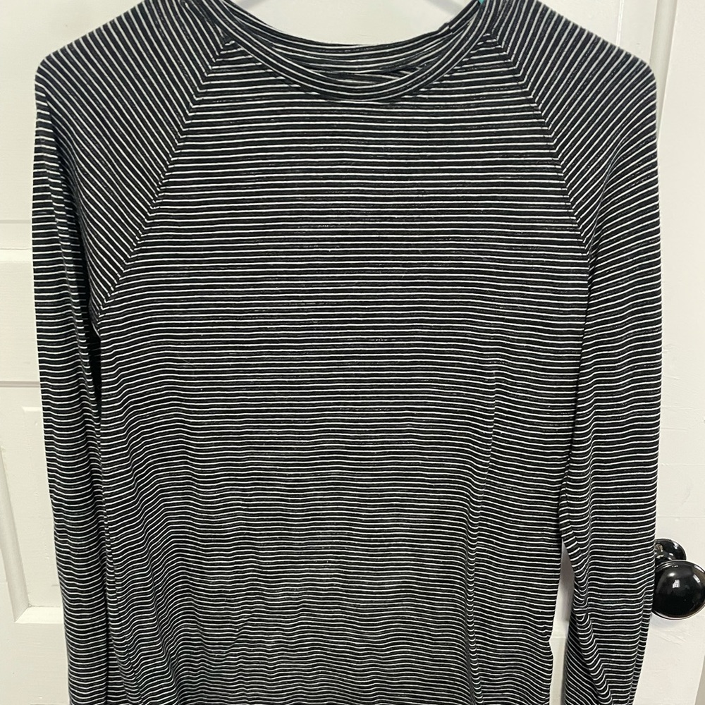 Black long sleeve top